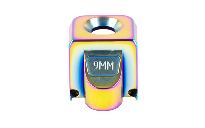 Zaffiri Precision Blowhole  Compensator  9MM  Spectrum (Rainbow PVD)  1/2x28  For Glock 17/19/34 9mm Gen 1-5 ZP.COMP.SP