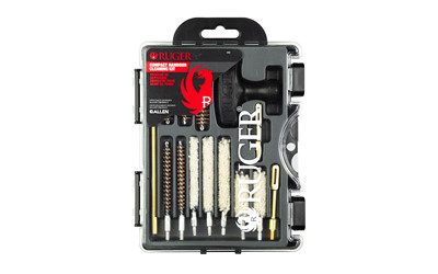 Allen Company Ruger Compact Handgun Cleaning Kit  14 Piece  38 Special-45 ACP  Molded Case 27821