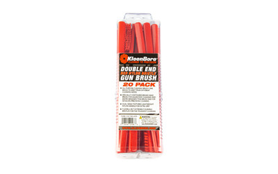Kleen-Bore Double Ended Nylon Brush  Red  20 Per Pack UT221-RED-20PK