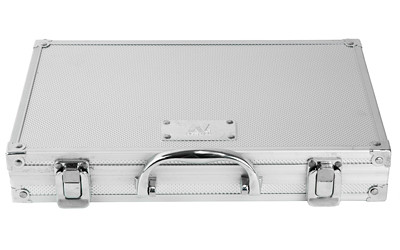 NcSTAR Universal Gun Cleaning Kit  2 Sets of Cleaning Rods  10 Bronze Bore Brushes  5 Bore Mops  Aluminum Carry Case with Latches and Carry Handle TUGCKA