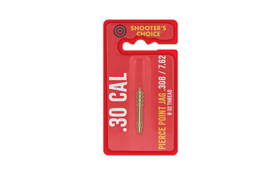 Shooter's Choice Shooters Choice  Pierce Point Jag  For .30 Cal   8-32 Threads  Brass SHF-J30
