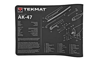 TekMat AK-47 Ultra Premium Gun Cleaning Mat  Includes Small Microfiber TekTowel  Packed In Tube TEK-R44-AK47