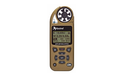 Kestrel Elite  Weather Meter With Applied Ballistics  Link Wireless Connectivity  Flat Dark Earth 0857ALFDE