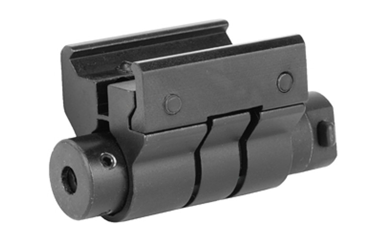 NcSTAR Red Laser with Weaver Mount  Black  Mounts to Most Weaver Style/ Picatinny Rails  Fully Adjustable for Windage and Elevation  Side to Side Toggle On/Off  Includes Mounting and Adjustment Tools  Uses (3) LR44 Batteries (Included) APRLS NcSTAR Red Laser with Weaver Mount  Black  Mounts to Most Weaver Style/ Picatinny Rails  Fully Adjustable for Windage and Elevation  Side to Side Toggle On/Off  Includes Mounting and Adjustment Tools  Uses (3) LR44 Batteries (Included) APRLS