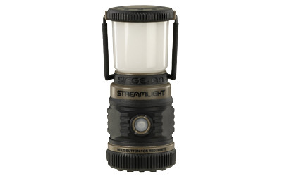 Streamlight Siege Lantern  200/100/50 lumens White C4 LED  SOS  Red LED  7 Hour Run Time  3x AA batteries  Coyote Brown 44941