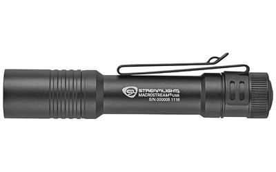 Streamlight Macrostream  Flashlight  500 Lumens  Black Color  Includes USB Charging Cable 66320