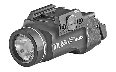 Streamlight TLR-7 Sub Weaponlight  500 Lumens  Black  For Glock 43X/48 69400