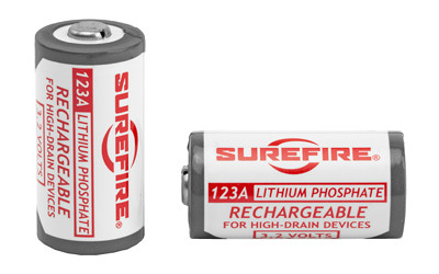 Surefire Battery  LFP123 Rechargeable  2/Pack  White SFLFP123