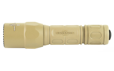 Surefire G2X Pro Flashlight  Dual-Output LED  15/600 Lumens  Constant-On Click-Type Tailcap Switch  Tan G2X-D-TN