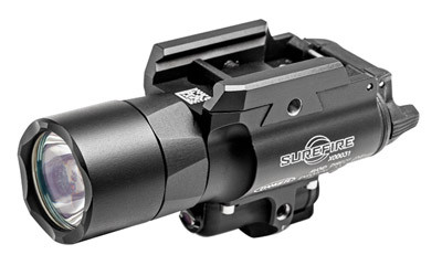 Surefire X400 Ultra Weapon light and Laser  Fits Picatinny  Black  LED 1000 Lumens  Green Laser X400U-A-GN