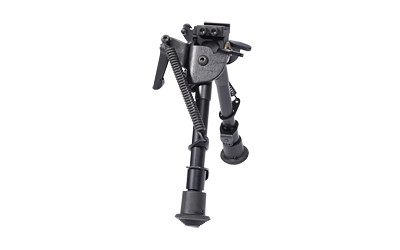 Badger Ordnance LPBK Enhanced Bipod  Fits Picatinny  6"-9" Adjustable Length  Black 534-01A