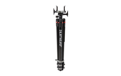 BOG Deathgrip Tripod  Aluminum Construction  Matte Finish  Black  Includes Adjustable Deathgrip Clamp 1099442