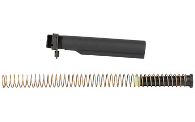 Bravo Company BCM MK2 Recoil Mitigation System  Mod 1  8 Position Buffer Tube Complete Assembly  Matte Finish  Black  Includes T1 Buffer  M16A4 Rifle Action Spring  MK2 Receiver Extension  QD End Plate  Castle Nut  Fits AR Rifles BCM-MK2RMS-M1T1