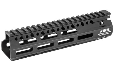 Bravo Company 8" MLOK Compatible Modular Rail (MCMR)  For AR Rifles  Black BCM-MCMR-8-556-BLK