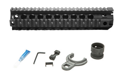 Bravo Company Quad Rail  Picatinny Rail  Fits AR Rifles  10"  Black BCM-QRF-10-556-BLK