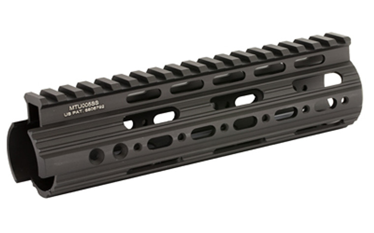 Leapers  Inc. - UTG Rail System  7"  Carbine Length  Super Slim Free Floating Handguard  Single Extended Top Rail  Black Finish MTU005SS