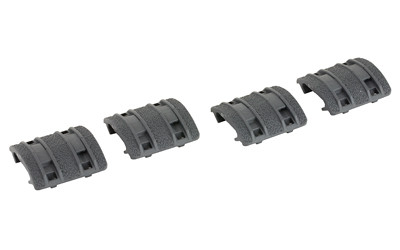Magpul Industries XTM Enhanced Rail Panel  Fits Picatinny Rail  4 Two Piece Panels  Polymer Construction  Gray MAG510-GRY