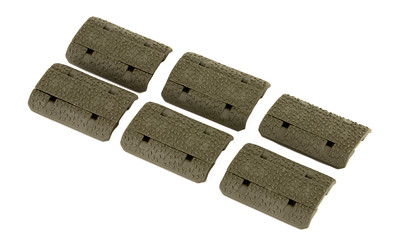 Magpul Industries M-LOK Rail Covers  Type 2 Rail Cover  Includes 6 panels each covering one M-LOK slot  Fits M-LOK  Olive Drab Green MAG603-ODG
