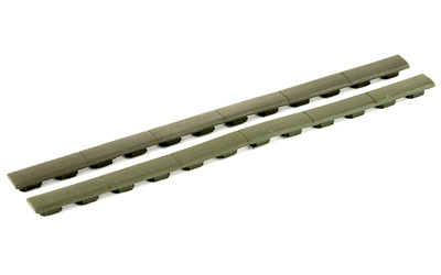 Magpul Industries M-LOK Rail Cover Type 1  Fits M-LOK Compatible Systems  9.5" Length Covers 6 M-LOK Slots  Can Be Cut  OD Green MAG602-ODG