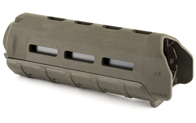 Magpul Industries MOE M-LOK Handguard  Fits AR-15  Carbine Length  Polymer Construction  Features M-LOK Slots  Olive Drab Green MAG424-ODG
