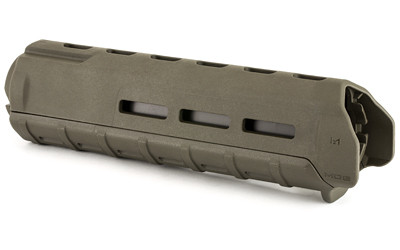 Magpul Industries MOE M-LOK Handguard  Fits AR-15  Mid Length  Polymer Construction  Features M-LOK Slots  Olive Drab Green MAG426-ODG