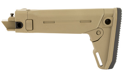 Magpul Industries Zhukov-S Stock  Fits AK Rifles Except Yugo Pattern AKs or Norinco Type 56s/MAK90 Rifles  5-Position Length of Pull  Rubber Butt Pad  Flat Dark Earth MAG585-FDE
