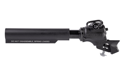 Mesa Tactical LEO Gen II Telescoping Stock Adapter with Recoil Tube Only  Fits Mossberg 500/590A1/MAV88  12 Gauge and 20 Gauge  Matte Finish  Black 93160