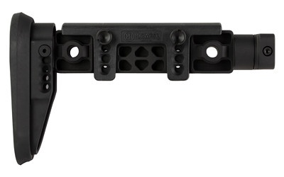 Midwest Industries Alpha Fixed Beam Stock  Fits AK47 and Other Firearms that Include a 1913 Stock Adapter  Anodized Finish  Black MI-ALPHA-FBS