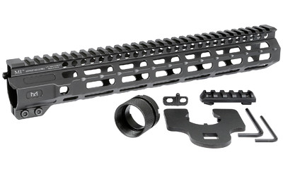 Midwest Industries Combat Rail M-LOK Handguard  Fits AR-15 Rifles  12.625"  Wrench Included  Black MI-CRM12.625