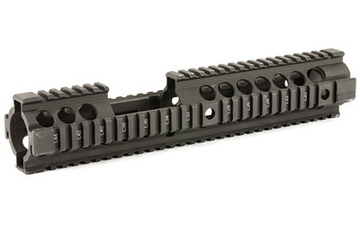 Midwest Industries Extended Forearm  Carbine Length  Free Floating  Built-In QD Points  Black MCTAR-20XG2