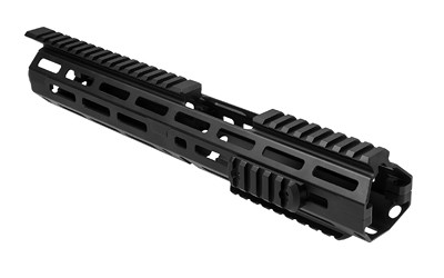 NcSTAR MLOK Extended Handguard  Fits AR-15 with Carbine Length Gas System and Fixed Front Sight Base  Drop In  Anodized Finish  Black VMARMLCE