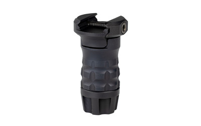 Samson Manufacturing Corp. Vertical Forend Grip  Fits Picatinny Rail  Matte Finish  Black  2.125" Long  Grenade Texture 04-06096-01