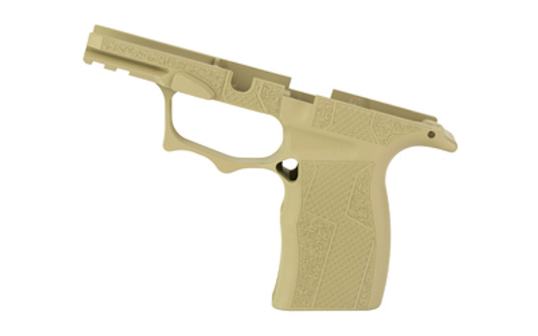 Shark Coast Tactical X65 Sharktooth  Grip Module  Fits Sig Sauer P365X And P365XL  Aluminum Construction  Flat Dark Earth 200-066-0410-02