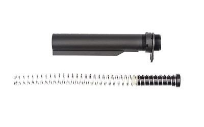 Spike's Tactical Rifle Buffer Tube Assembly  Includes Buffer  Buffer Tube  Buffer Spring  Castle Nut  End Plate  Fits AR-15 Rifles  Black SLA500R-K