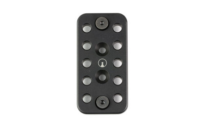 Ultradyne USA UD Arca Dynalock Rail  MLOK Compatible  3" Long  2.1 OZ  Aluminum Construction  Anodized Finish  Black UD20080