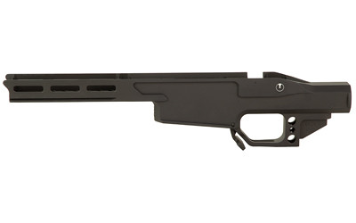 Ultradyne USA UD3 Chassis  Fits Remington 700 Short Action  15.3" Long (3 MLOK Slots)  Matte Finish  Black  Right Hand UD20027