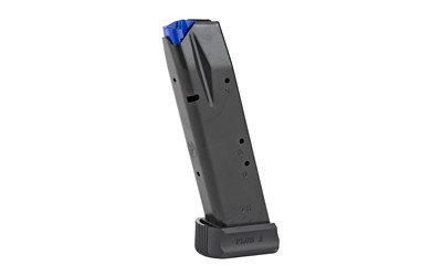 CZ Magazine  9MM  19 Rounds  Fits CZ75 SP-01  Blued Finish  9MM ONLY (magazine body is marked 9mm/.40 on opposing sides) 11159