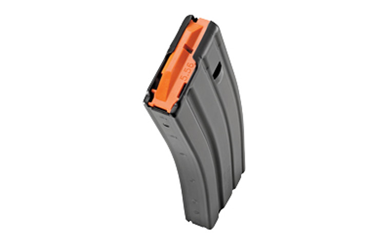 DURAMAG Magazine  223 Remington/556NATO  30 Rounds  Fits AR Rifles   Orange Anti-Tilt AGF Follower  Aluminum  Black 3023001178CPD