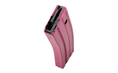 DURAMAG DuraMag Speed  Magazine  223 Remington/556NATO  30 Rounds  Fits AR Rifles  Black AGF Anti-tilt Follower  Aluminum  Pink 3023003175CPD