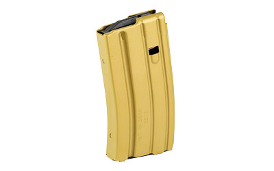 DURAMAG Magazine  223 Remington/556NATO/300 Blackout  20 Rounds  Fits AR-15  Black AGF Follower  Aluminum  Desert Gold 2023009175CPD