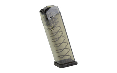 Elite Tactical Systems Group Magazine  9MM  17 Rounds  For Glock 17/19/26  Carbon Smoke SMK-GLK-17