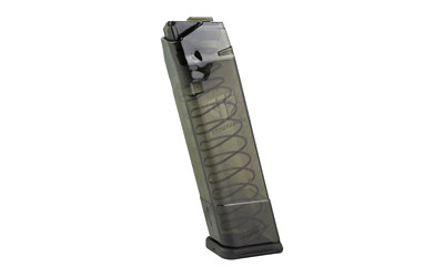 Elite Tactical Systems Group Magazine  45 ACP  18 Rounds  For Glock 21/30/41  Carbon Smoke SMK-GLK-21-18