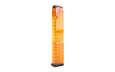 Elite Tactical Systems Group Elite Tactical Systems Group  Magazine  9MM  32 Rounds  Fits Glock 17/19/26  All Generations  Polymer  Orange GLK-18G2OR