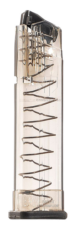 Elite Tactical Systems Group OMEGA Magazine  9MM  17 Rounds  For Sig P320  Hardened Steel Feedlips  Polymer  Clear OMG-SG9-320-17