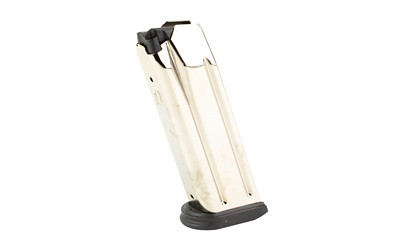 FN America Magazine  10MM  15 Rounds  Fits FN 510  Nickel Coated Steel  Silver with Black Base 20-100719