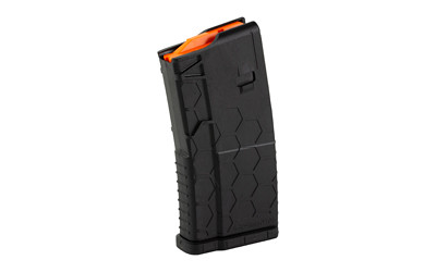 HEXMAG Magazine  223 Remington/556 NATO  20 Rounds  Fits AR Pattern Rifles  Polymer  Black HX20-AR15-BLK