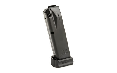 Mec-Gar USA Pistol Magazine  9MM  18 Rounds  Fits Taurus PT92  Steel  Black  Anti-Friction Coating MGPT9218AFC