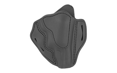 1791 Gunleather Revolver Belt Holster  Size 3  Right Hand  Stealth Black  Leather RVH-3-SBL-R