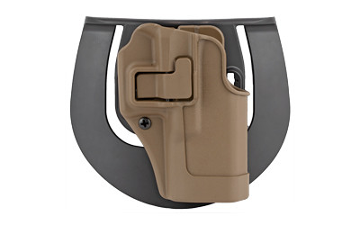 BLACKHAWK CQC SERPA Holster With Belt and Paddle Attachment  Fits Glock 19/23/32  Right Hand  Coyote Tan 410502CT-R