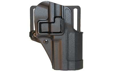 BLACKHAWK CQC SERPA Holster With Belt and Paddle Attachment  Fits S&W M&P  Right Hand  Black 410525BK-R